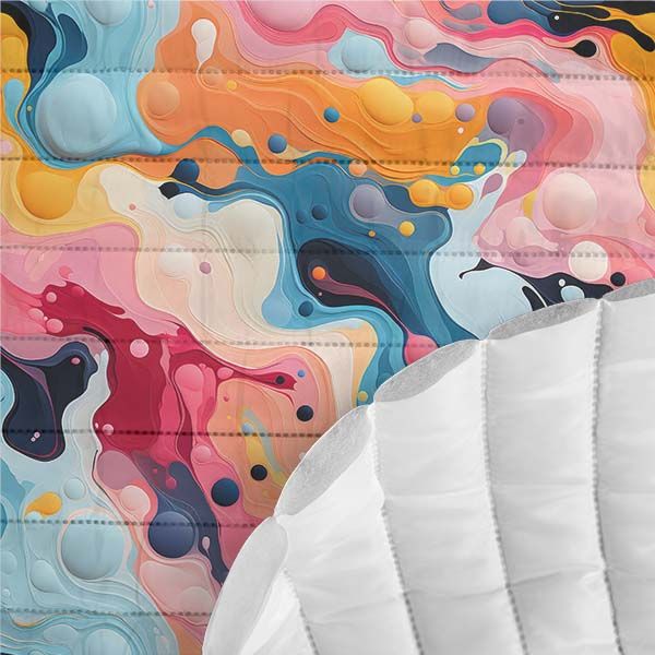 Panel szabásmintával 86-os méretű softshell overál Ayman - szétfutott festék