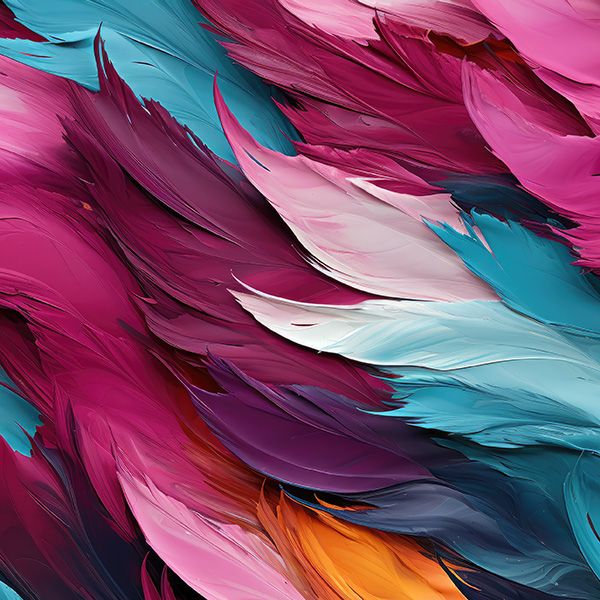 Elasztikus valódi selyem színes tollak