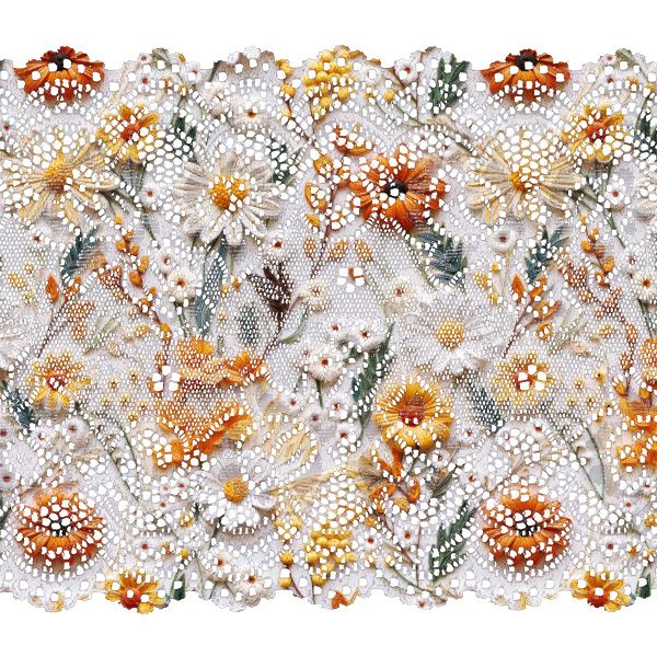 Kabátszövet 3D-s virágok Maya nyomtatási mintája