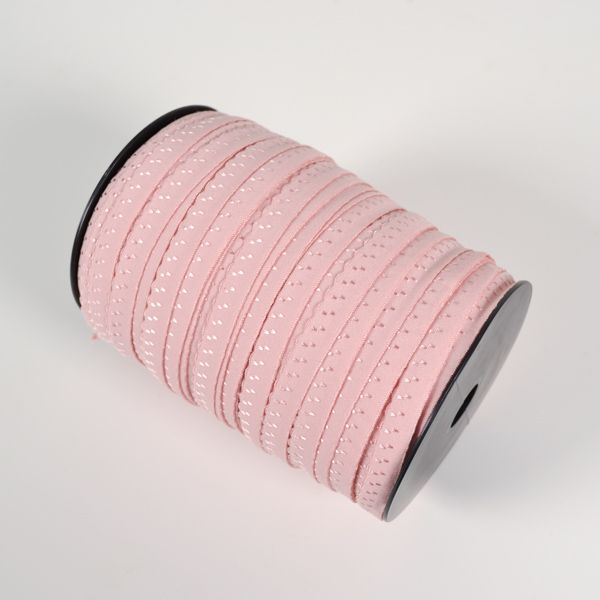 Dísz szegőgumi szélessége 11 mm - rózsaszín