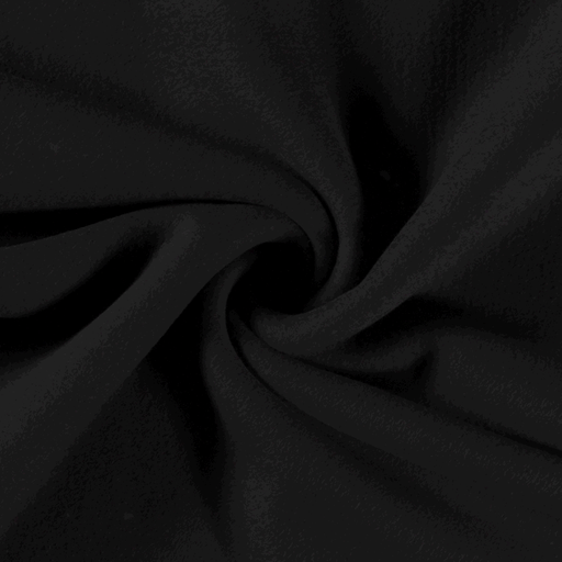 Prémium pamut fleece fekete