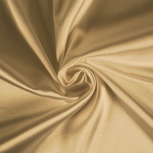 Fényes stretch szatén arany színű