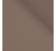 Konfekció anyag bordás Jersey új OSKAR sötétbézs színű № 65