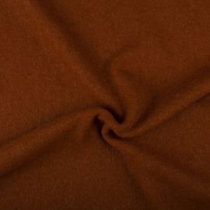 Gyapjú kabátszövet tégla színű