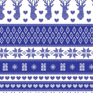  Szabadidő anyag/ futter Takoy norvég karácsony kék