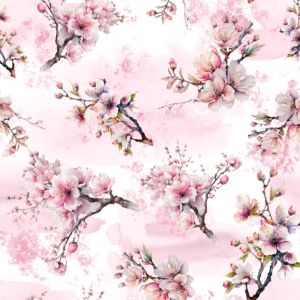 Sima sifon/silky sakura virágok