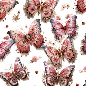 Jersey Takoy rózsaszín pillangók