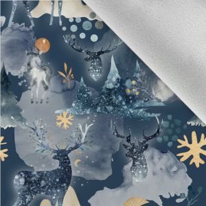 Softshell téli -  téli szarvas kék
