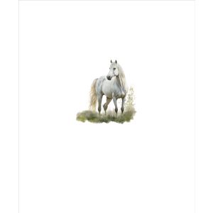 Takoy jersey PANEL festett lovak fehér 50x60 