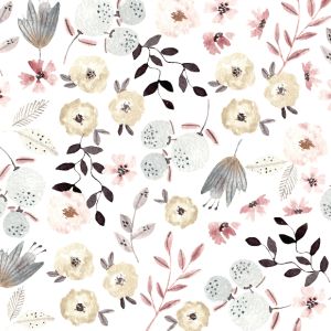 Maradék -  Lyocell vászon mezei virágok Doris