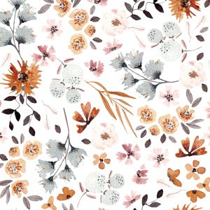 Maradék -  Lyocell vászon mezei virágok Lea