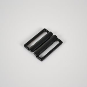 Fürdőruha kapocs / Csokornyakkendő kapocs 18 mm fekete