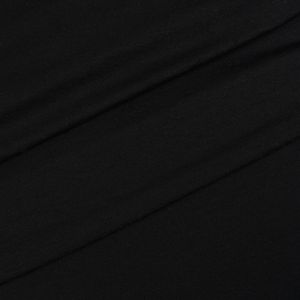 Merino jersey egyoldalas fekete 145 g
