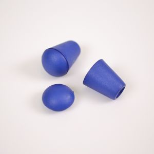 Műanyag zsinórvég 4 mm párizsi kék - 10db/csomag