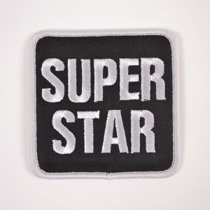 Felvasalható folt Super Star fekete