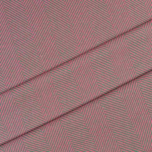 Kabátszövet halszálkás tweed rózsaszín-zöld