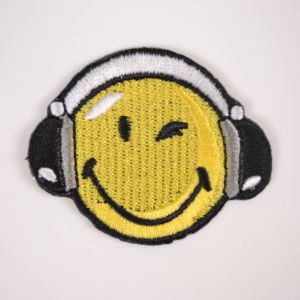 Felvasalható folt DJ emoji sárga
