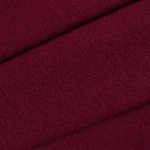 Gyapjú kabátszövet/ loden vörösbor színű