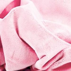 Prémium sima minky anyag 380g  világos rózsaszín