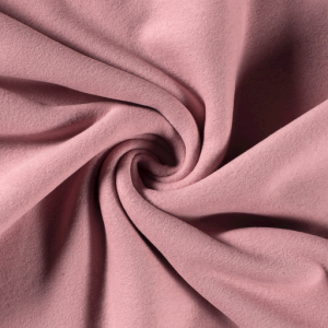 Prémium pamut fleece fáradt rózsaszín