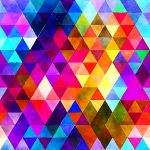 Szabadidő anyag/ Futter Milano mix háromszögek