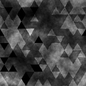 Funkcionális fésült szabadidő anyag fekete háromszögek