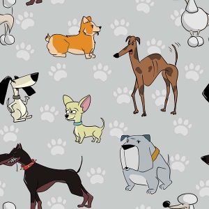 Funkcionális jersey anyag pólóra kutyák